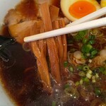 中華そば あかりや - 中華そばのメンマ(R5.9.16撮影)