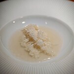 蒼 - 12ヶ月特別飼育の地頭鶏と、一山いけすの地蛤のリゾット。ここで腹パン、力尽きる・・・( ；∀；)