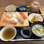 217674175 - 寿司天ぷら定食