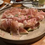 レ ファーブル ボンジュール - 生ハム、イチジク、ラ・フランス