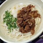 217678749 - 肉ぶっかけうどん（麺大盛り）