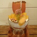 ニコラ - 今月のパフェ(柿とミルクティー)