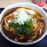 山田うどん - 天玉うどん￥470＠玉子を入れてプチ贅沢♪