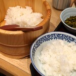 Shiroku Jichuu - おひつご飯（お昼の鯖味噌煮定食）
