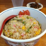 長浜ラーメンじろう。 - 綺麗な焼めし…小でもボリューミー♪