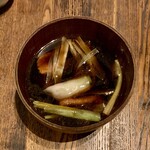 麻布 川上庵 - 鴨せいろ ¥2,090 のつゆ