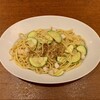 パレルモ - 週替わり生パスタ（小柱とズッキーニのガーリックソース 香草パン粉がけ） ¥1,100