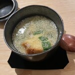 真打 - 鱧の茶碗蒸し