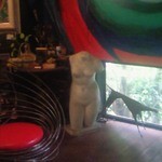 アトリエてらた - 部屋の隅にはこんな風にご主人のものとおぼしき作品が