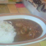 アトリエてらた - ヤッホーカレー\800。これにアイス付きます