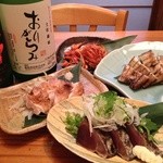 Sumibiyaki Tori Jirou - 鰹、地鶏、うなぎ白焼、手長えび唐揚