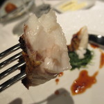 オーグードゥジュール ヌーヴェルエール - ジューシーながらきちんと火が入っているのがシェフらしい。