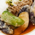 リカースタンド　ベルハウス - なす天ピーマン天