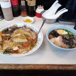 あづまラーメン - 中華丼・ラーメンセット