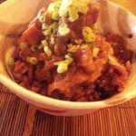 喫茶＆酒処 茶釜 - 牛すじ丼