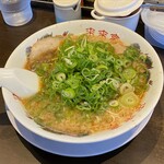 来来亭 - ラーメン　麺硬め九条葱多め