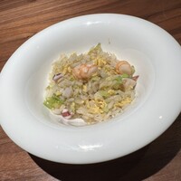 Ino Cantonese 日本橋 たかせ - 海鮮とレタス入りチャーハン