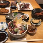 ぎょギョ魚の三太郎 - ランチセットカワハギ