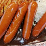 ゴーゴーカレー - ウインナー･･･パリっとした食感でとても美味しかったです。