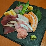 Sumibi Dainingu Ritan - 刺身盛り合わせ 1100円