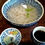 蕎麦物語 遊山 - 料理写真:湧き水天蕎麦