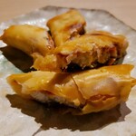 Umai Sakana To Sake Furusato - うなぎとクリームチーズ春巻（800円）