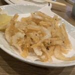 うなぎ和食 しら河 - 白海老の唐揚げ