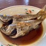 Arasakitei - お魚のセット(大ライス)