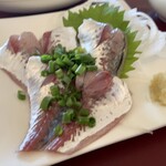 Arasakitei - お魚のセット(大ライス)