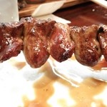 やきとり健歩゛ - ハツ。リフト(^-^)/