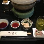 浅草 魚清 - ホタテとワカメの三杯酢