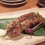 いしもん - ハモの酒盗(まぐろの内蔵の塩辛)焼き(’13.10月にて)