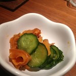 食彩屋  やしろ - 帆立とキュウリの酢の物