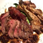 横浜馬車道 旬の肉料理イタリアン オステリア・アウストロ - 2013.9.  『グルース雷鳥のロースト　ペペラーダソース』