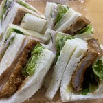 ケーワン - カツサンドとハムサンドがたくさんあります