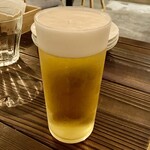イタリアンダイニング バニアンツリー - 生ビール550円