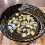 開運橋通 ふじ原 - 鴨ガラ、アサリ、3種の節の醤油つけ汁