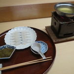 松川 - 鱧しゃぶ、ちり酢で1