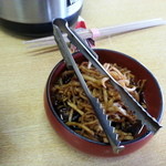 味処 つくし - これが癖になる切干大根の漬物・・・ﾍU^ｪ^U ｵﾃ!