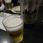 津国屋 - まずはビールで乾杯！