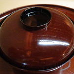 松川 - 富山の紅ずわい蟹と岩手の松茸のお椀1