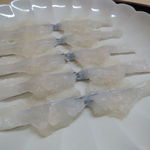 松川 - 鱧しゃぶ、ちり酢で3