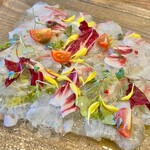トラットリアイルポッツォ - 鮮魚のカルパッチョ（4～５名様分）