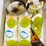 チルチルミチル - モンブラン　プリン　シャインマスカットのミルフィーユとタルト　バスクチーズケーキ