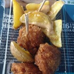 ベスト電器スタジアム - 明太唐揚＆フライドポテト明太ソース付き