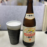 中華堂 - 瓶ビール（中）¥500
