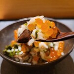 銀座 有涯 - トロっとしてるから、最後だけどスルリと入る