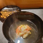 銀座 有涯 - 毛蟹のお椀 毛蟹たっぷり❤️