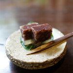 花仙庵 仙仁温泉 岩の湯 - ウェルカムスイーツ