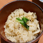 花仙庵 仙仁温泉 岩の湯 - 舞茸ご飯